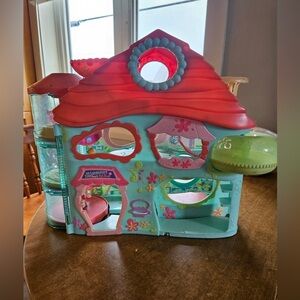 Vintage 2005 Biggest Littlest Pet Shop large foldable playhouse Hasbro​